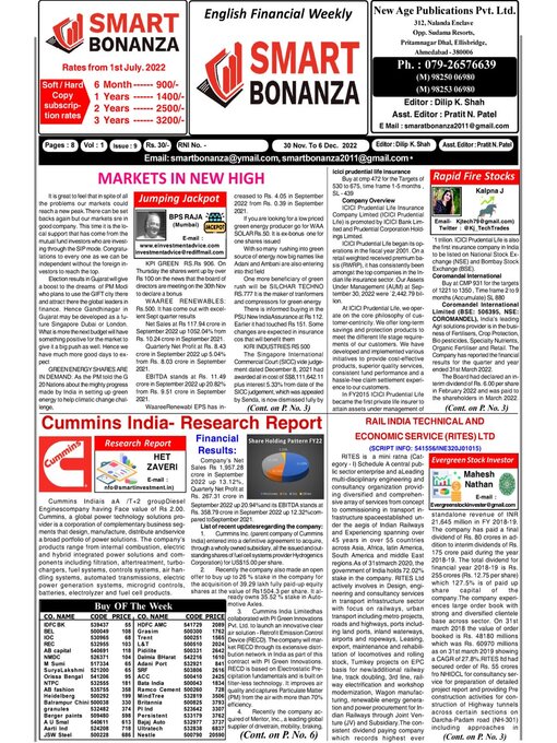 Title details for Smart Bonanza Financial Weekly English by New Age Publications Pvt. Limited - Available